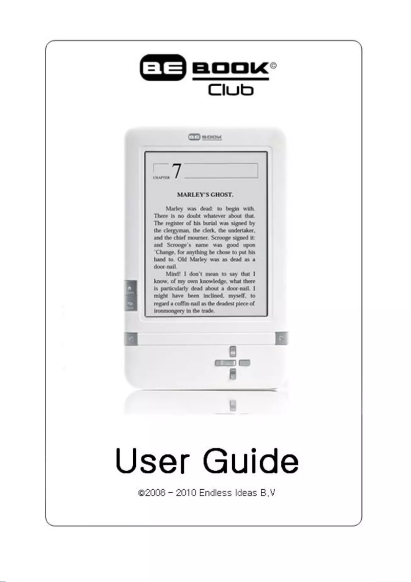 Página nº 1 - Manual de usuario BeBook Club