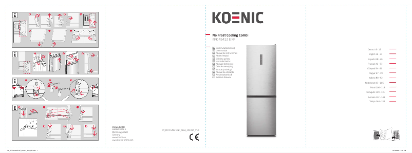 Página 1 del manual Manual de usuario Koenic KFK 45412 E NF