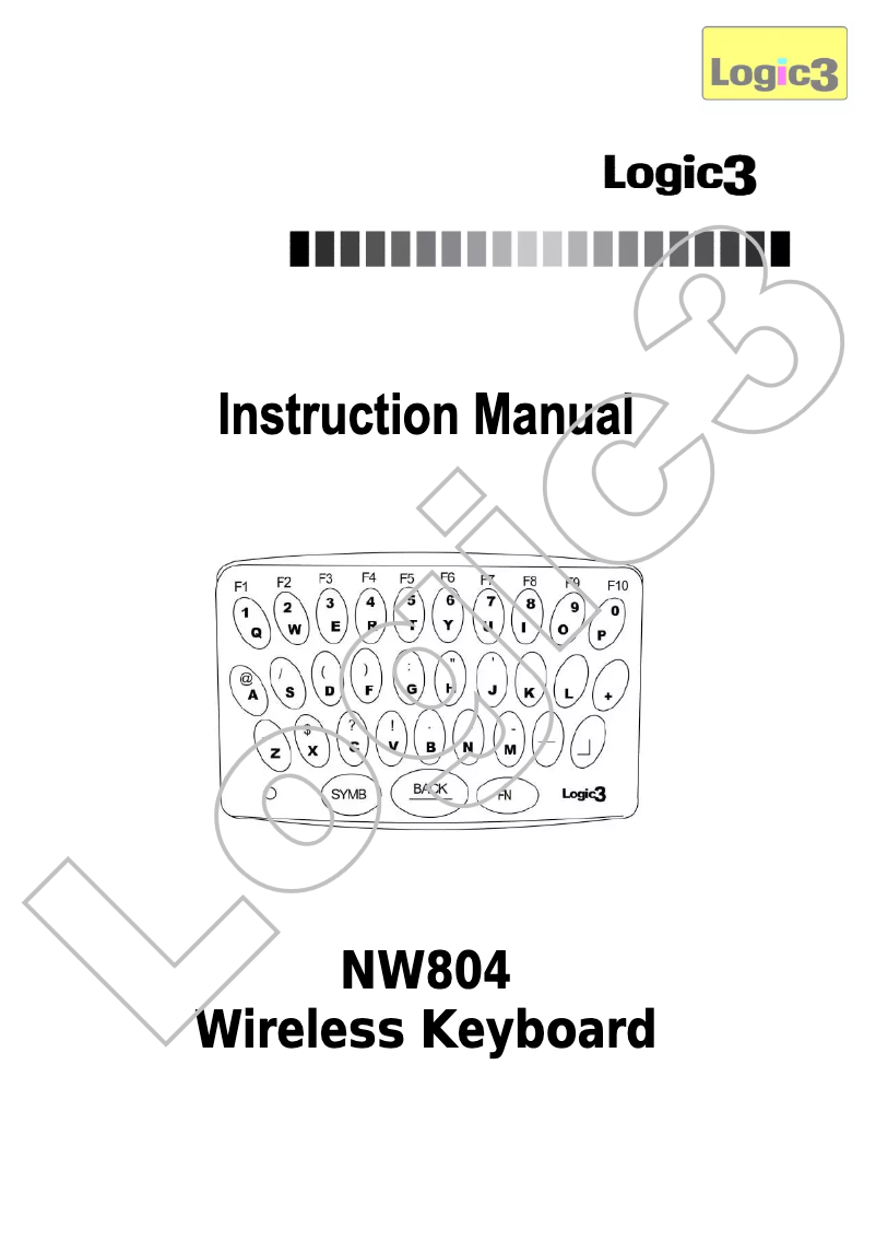 Página 1 del manual Manual de usuario Logic3 PS919
