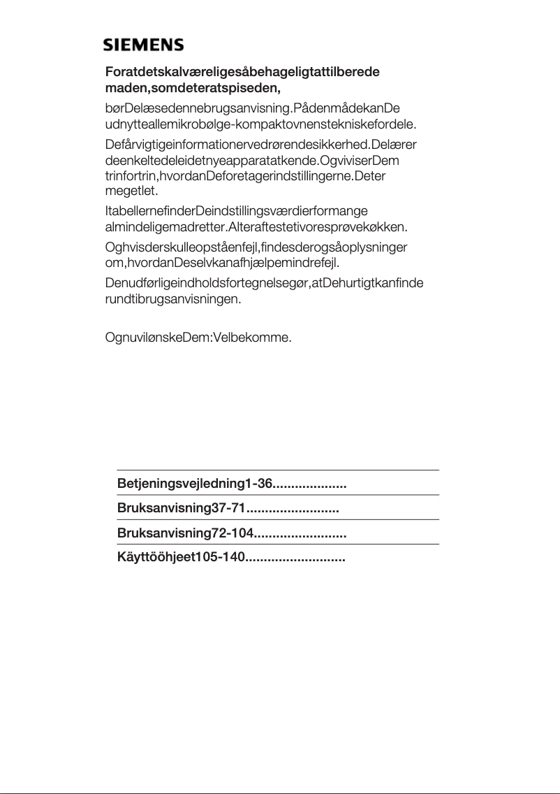 Imagen de la primera página del manual del dispositivo HF25M660