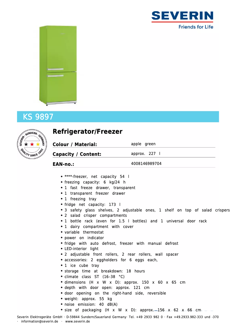 Imagen de la primera página del manual del dispositivo KS 9897