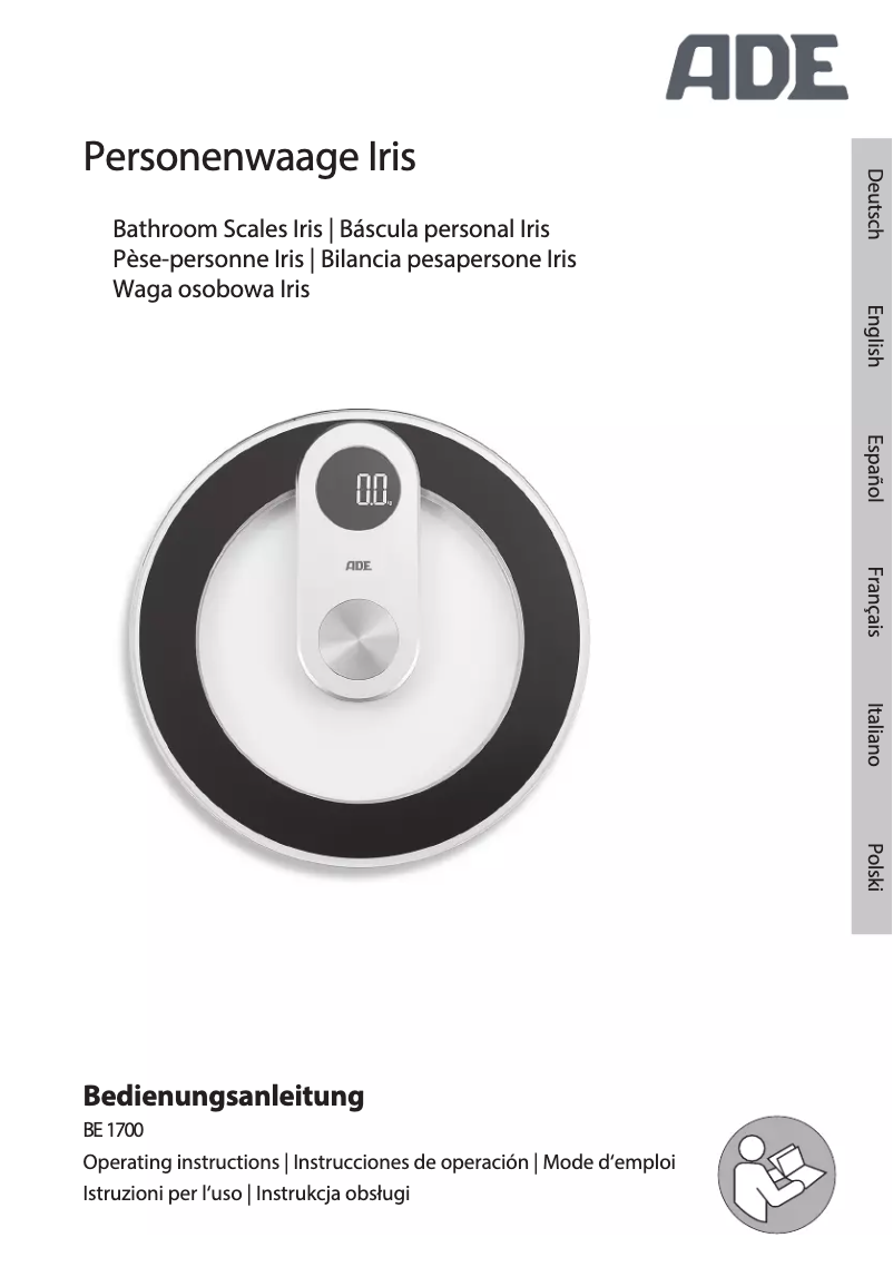 Página 1 del manual Manual de usuario ADE Iris BE 1700