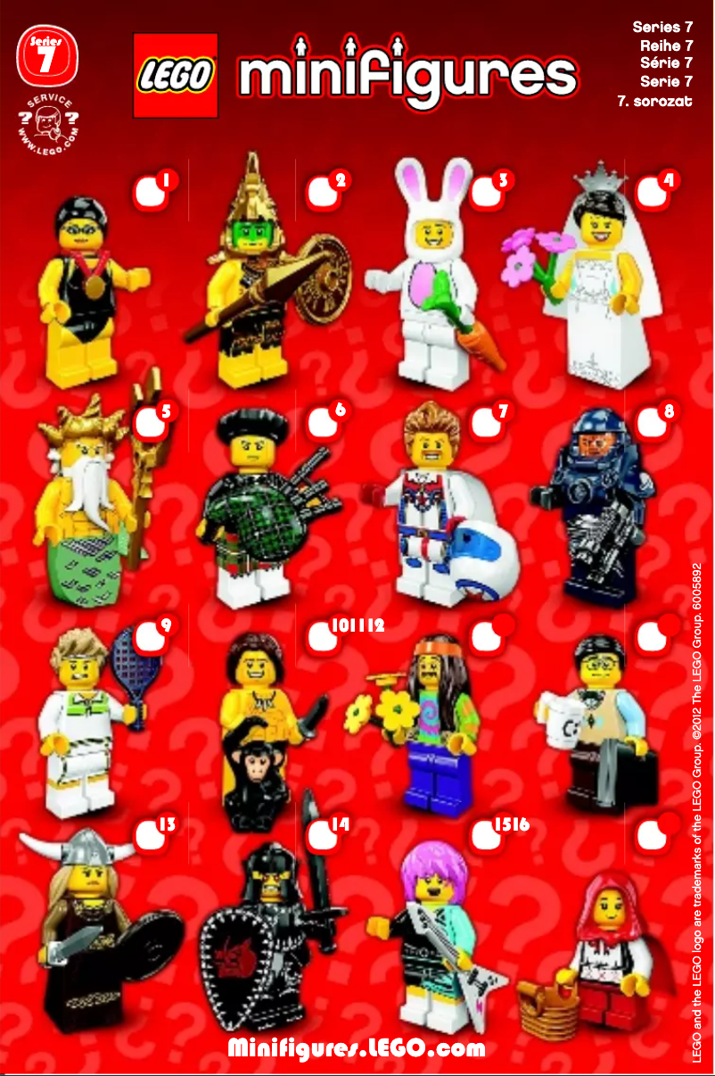 Página 1 del manual Manual de usuario Lego Minifigures 8831