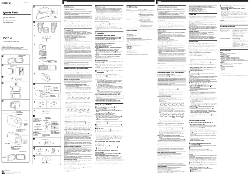 Página nº 1 - Manual de usuario Sony SPK-THB