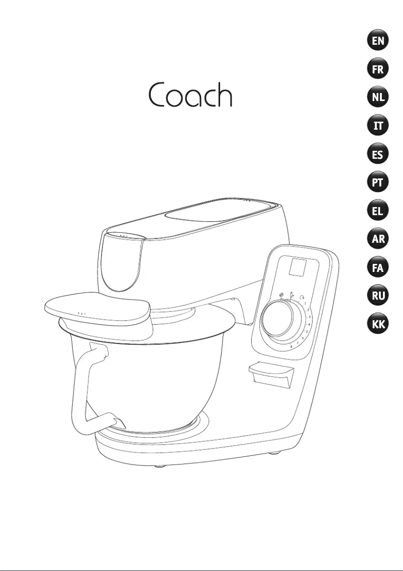 Imagen de la primera página del manual del dispositivo Coach+ 2 YY5171FG
