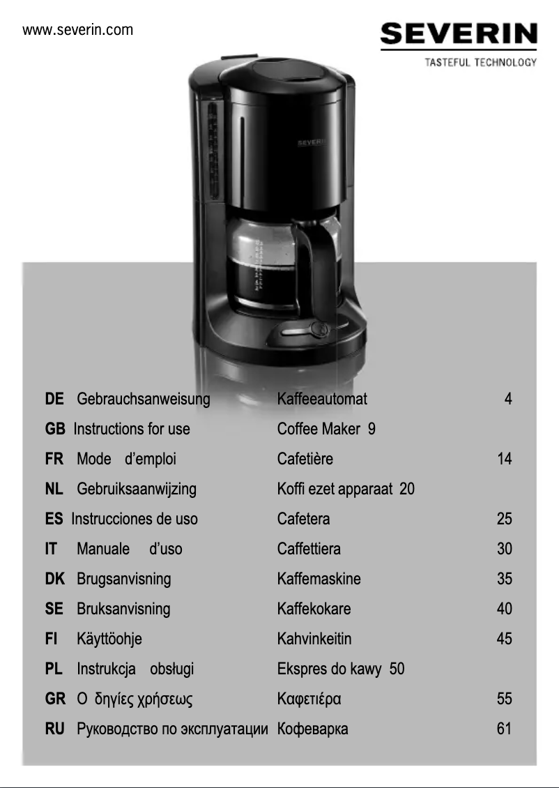 Imagen de la primera página del manual del dispositivo KA 4177