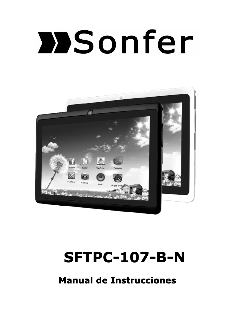 Página 1 del manual Manual de usuario Brigmton SFTPC-107-B