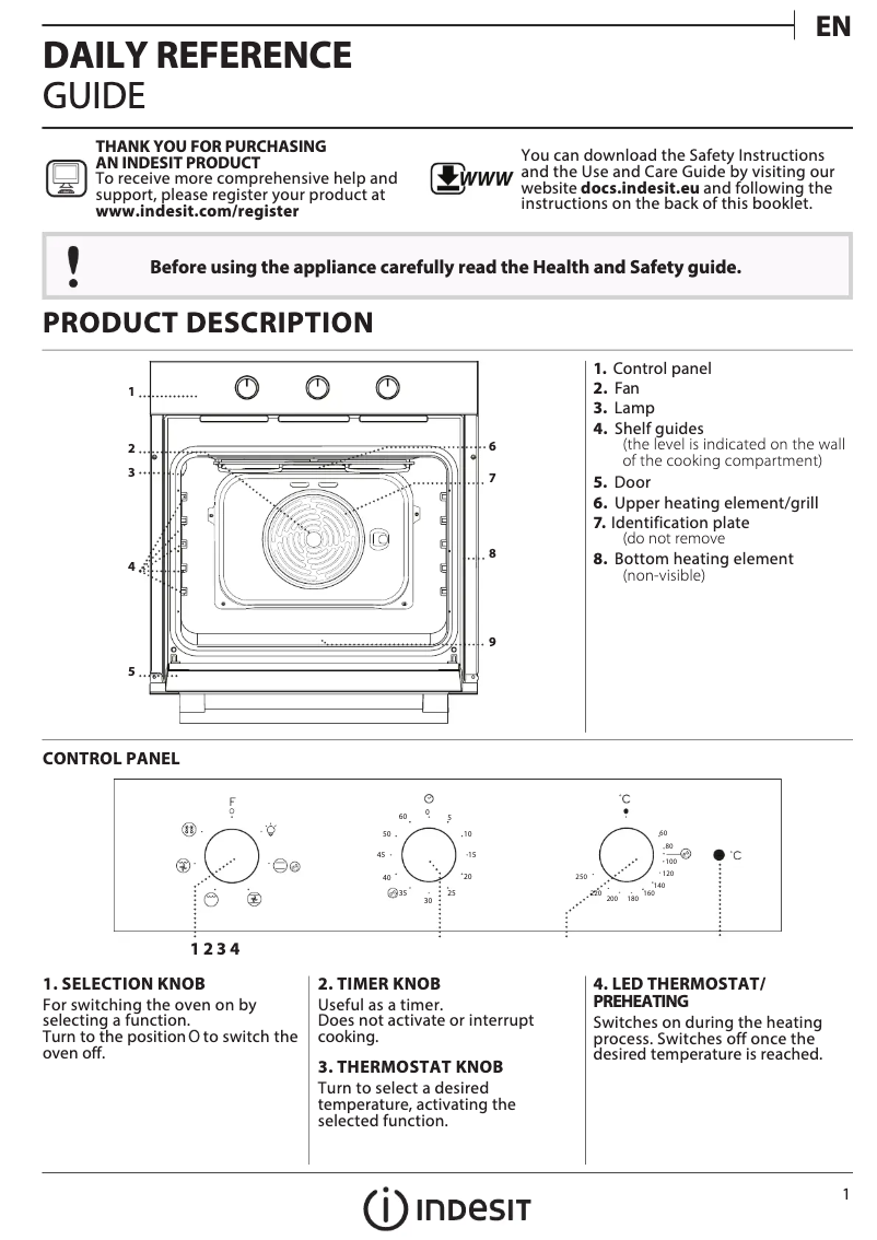 Imagen de la primera página del manual del dispositivo IFW 4534 H WH