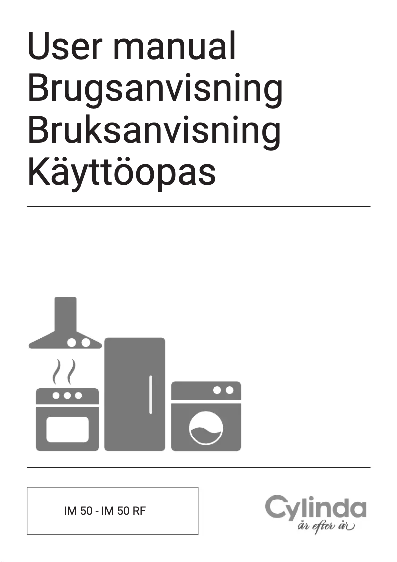 Página 1 del manual Manual de usuario Cylinda IM 50 RF