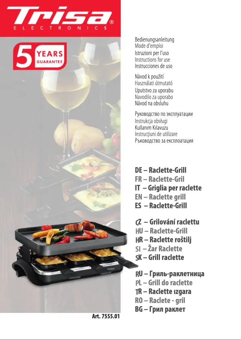 Imagen de la primera página del manual del dispositivo Supreme 6 7555.01