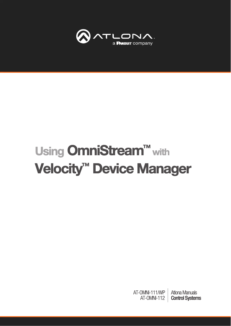 Imagen de la primera página del manual del dispositivo AT-OMNI-121