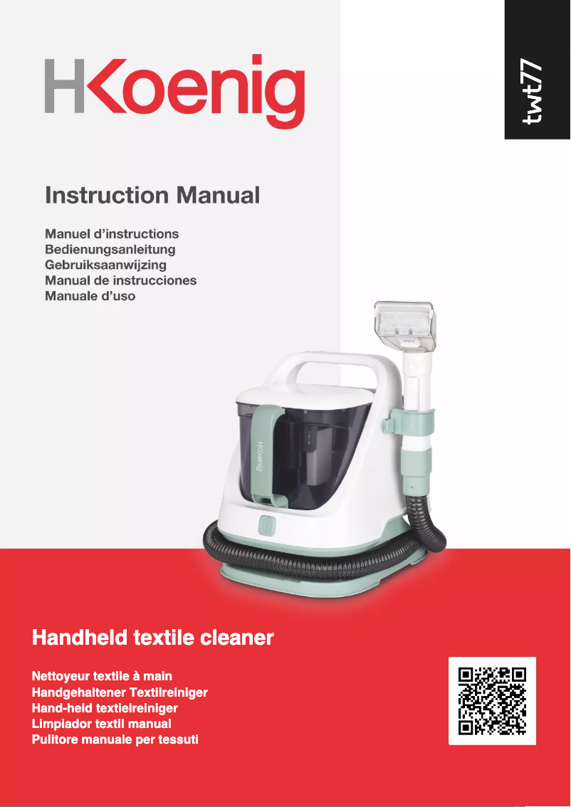 Página 1 del manual Manual de usuario H.Koenig TWT77