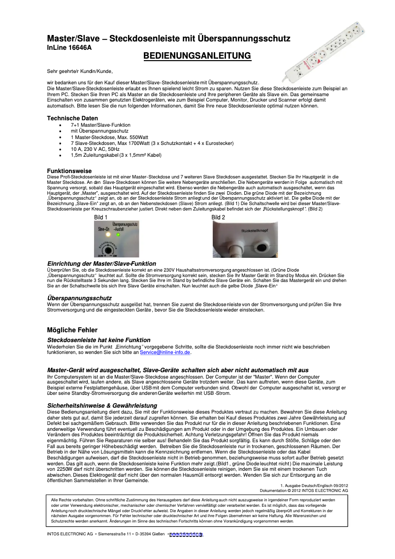 Imagen de la primera página del manual del dispositivo 16646A