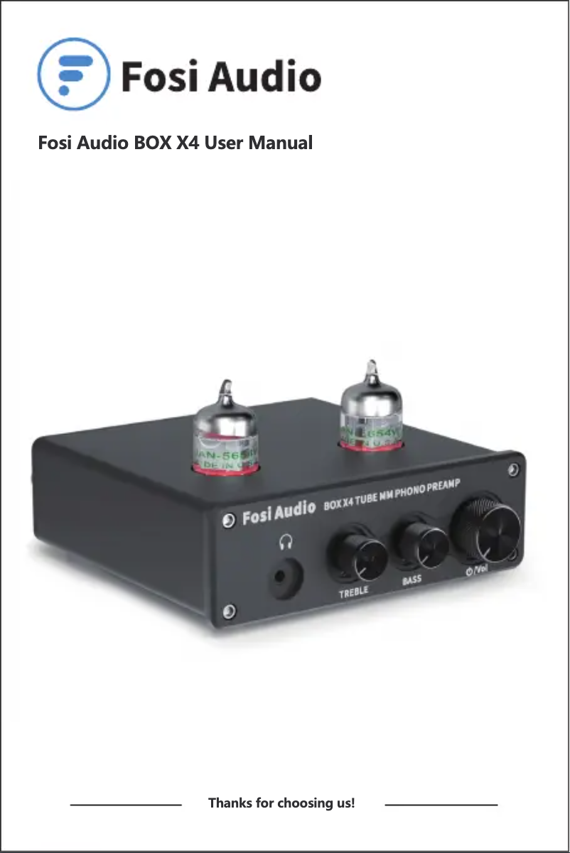 Imagen de la primera página del manual del dispositivo Box X4