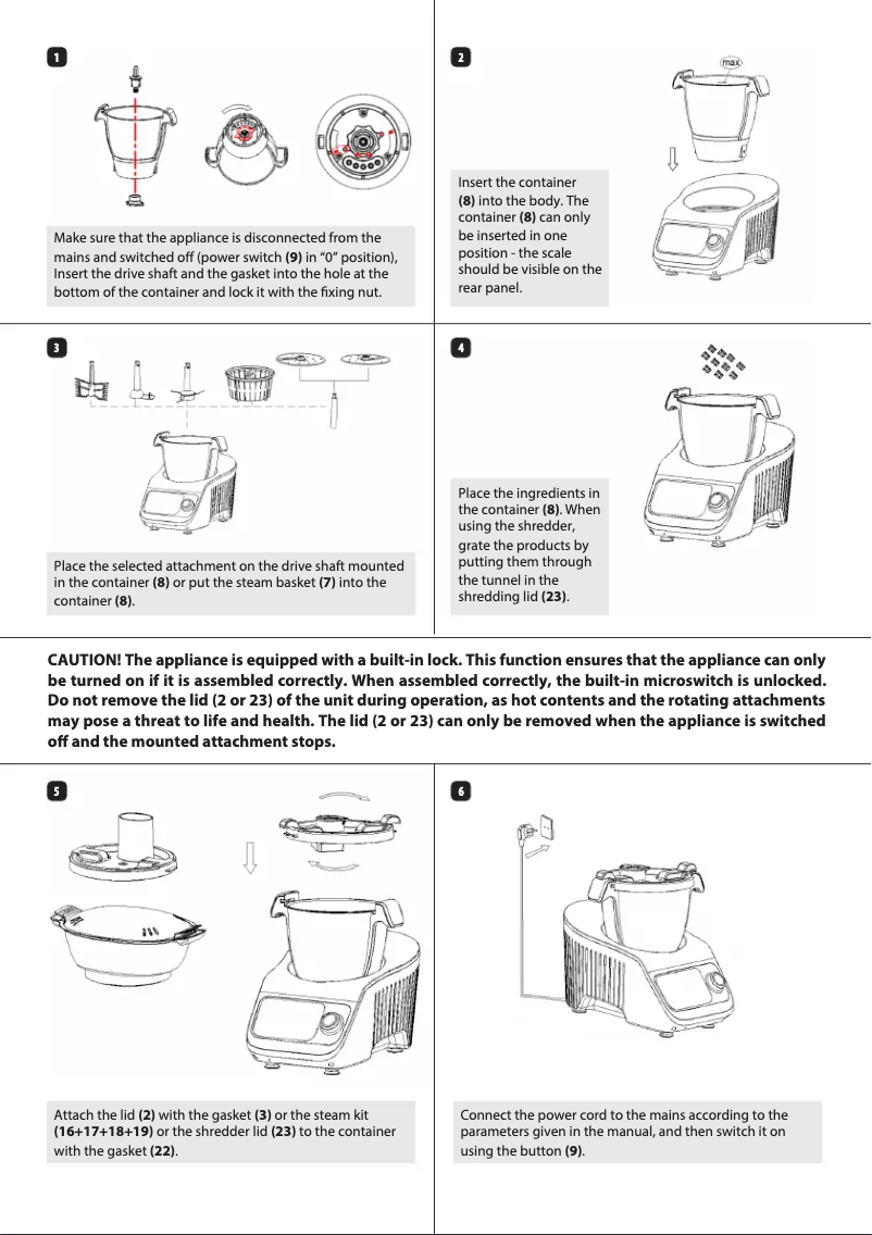 Imagen de la primera página del manual del dispositivo Perfect Mix 2 MFC2505