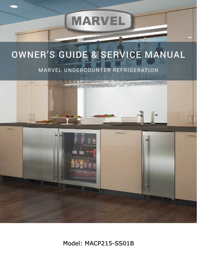 Página 1 del manual Manual de usuario Marvel MACP215SS01B
