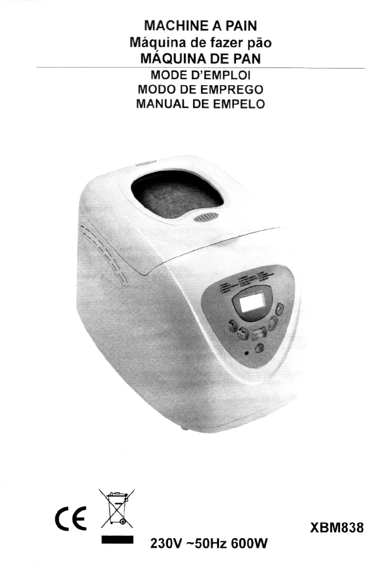 Página 1 del manual Manual de usuario Eureka XBM838