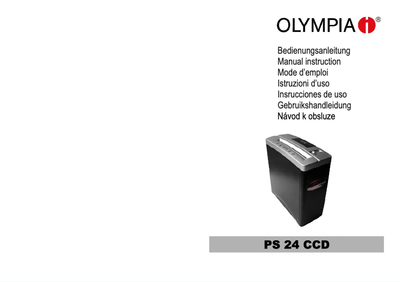 Imagen de la primera página del manual del dispositivo PS 24 CCD