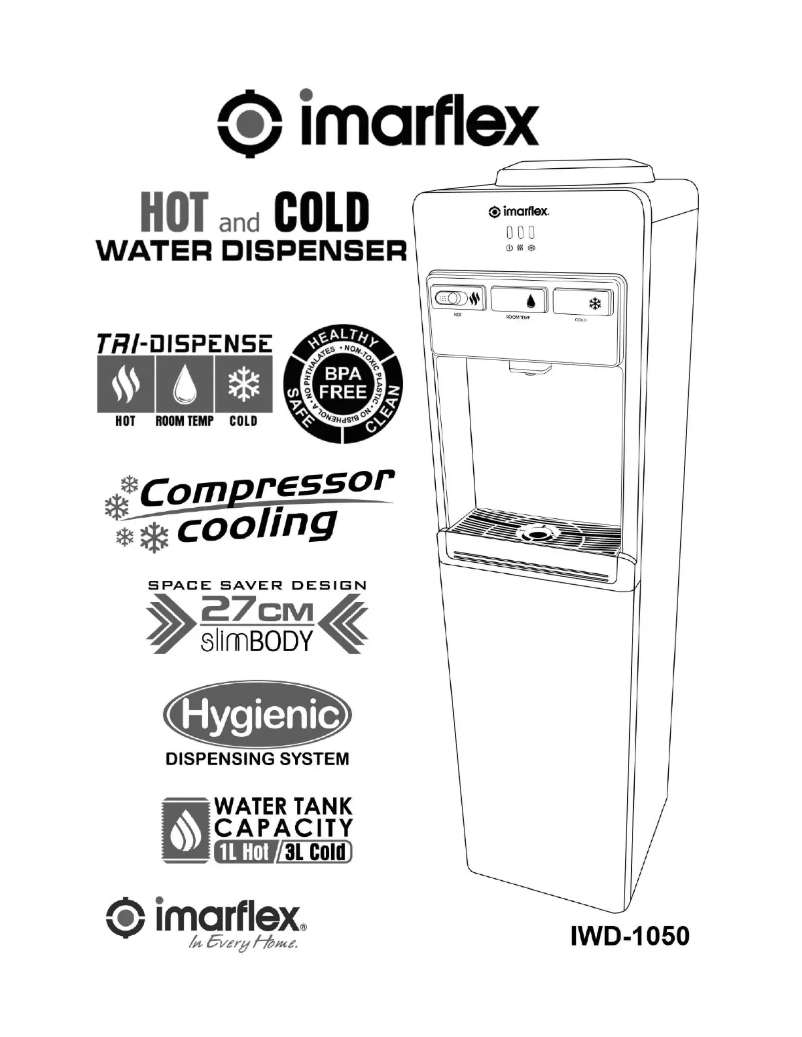 Página 1 del manual Manual de usuario Imarflex IWD-1050