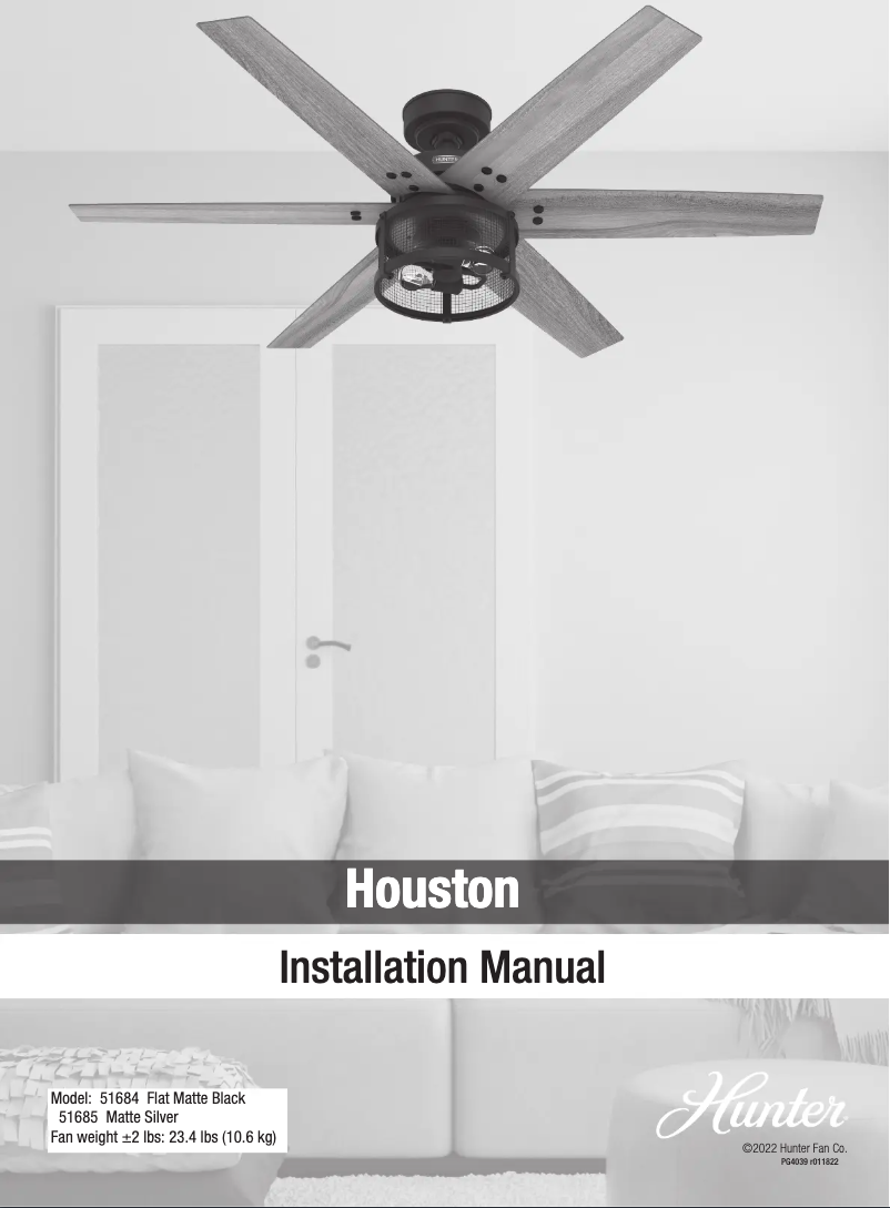 Imagen de la primera página del manual del dispositivo Houston