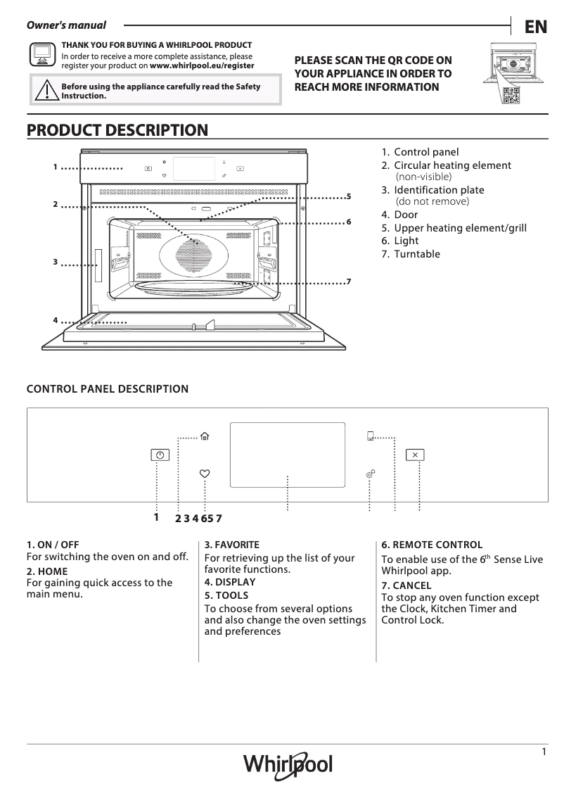 Imagen de la primera página del manual del dispositivo W11 MW161