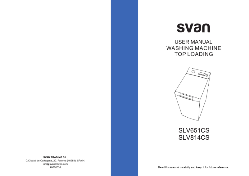 Página 1 del manual Manual de usuario SVAN SVL814CS