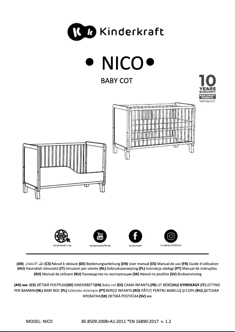 Imagen de la primera página del manual del dispositivo NICO