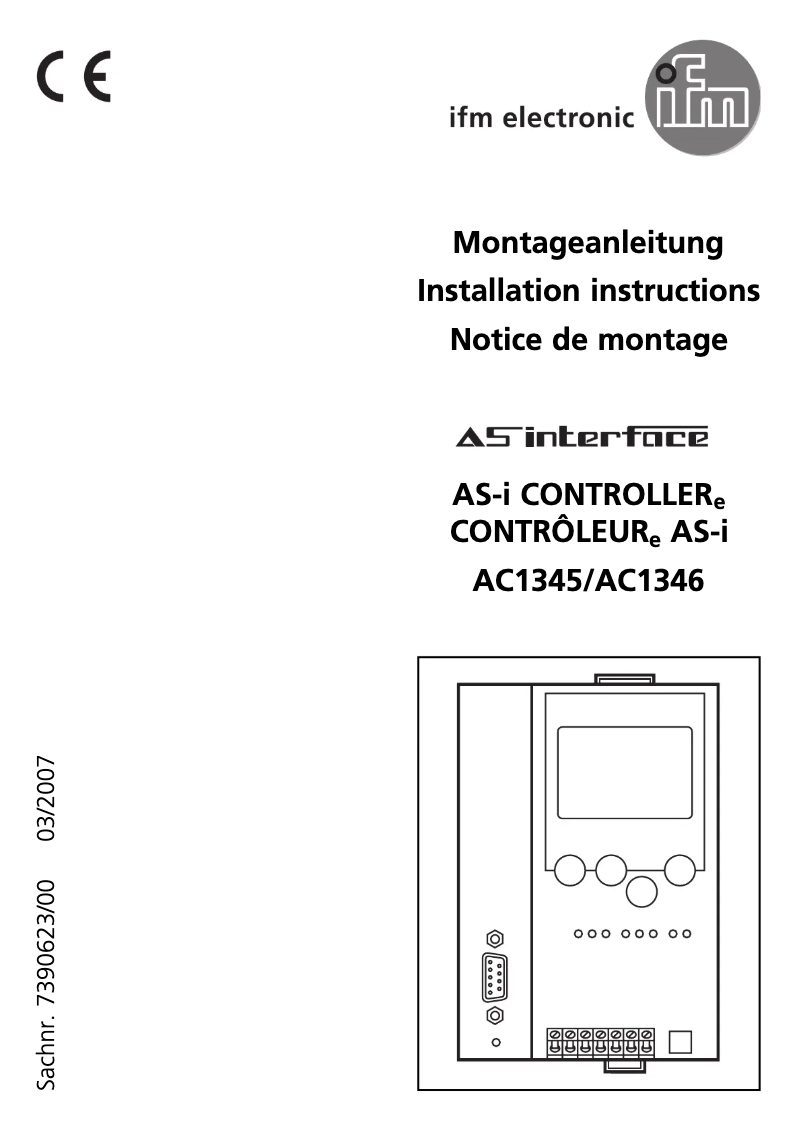 Imagen de la primera página del manual del dispositivo AC1346
