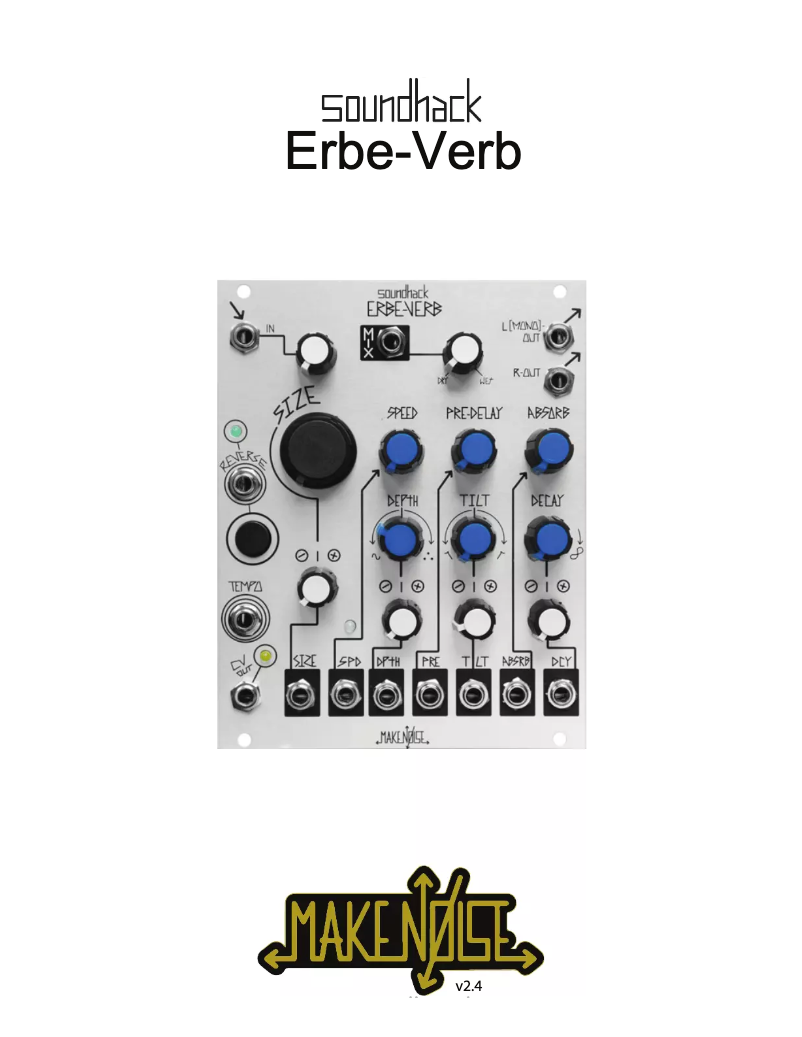 Imagen de la primera página del manual del dispositivo Erbe-Verb