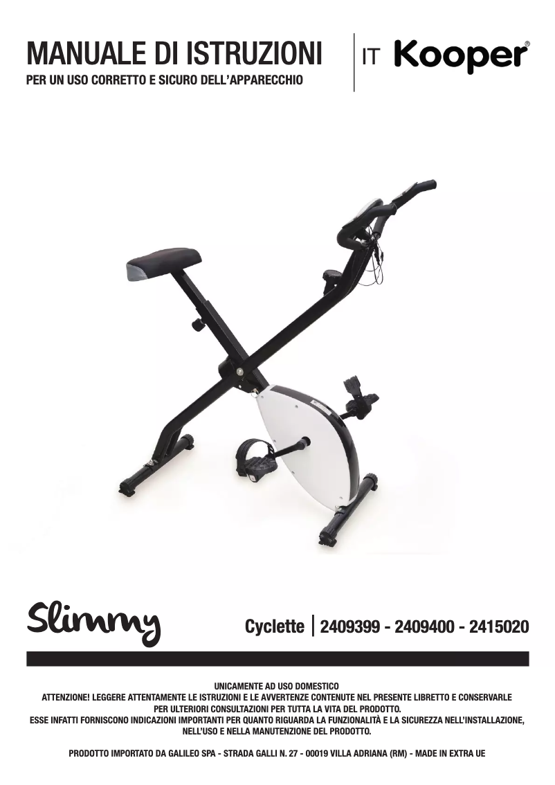 Página 1 del manual Manual de usuario Kooper 2409399