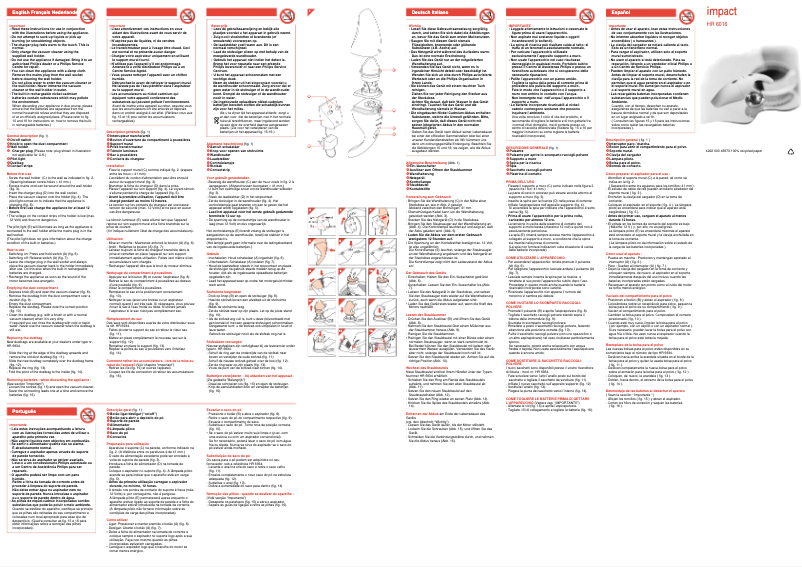Imagen de la primera página del manual del dispositivo HR6016