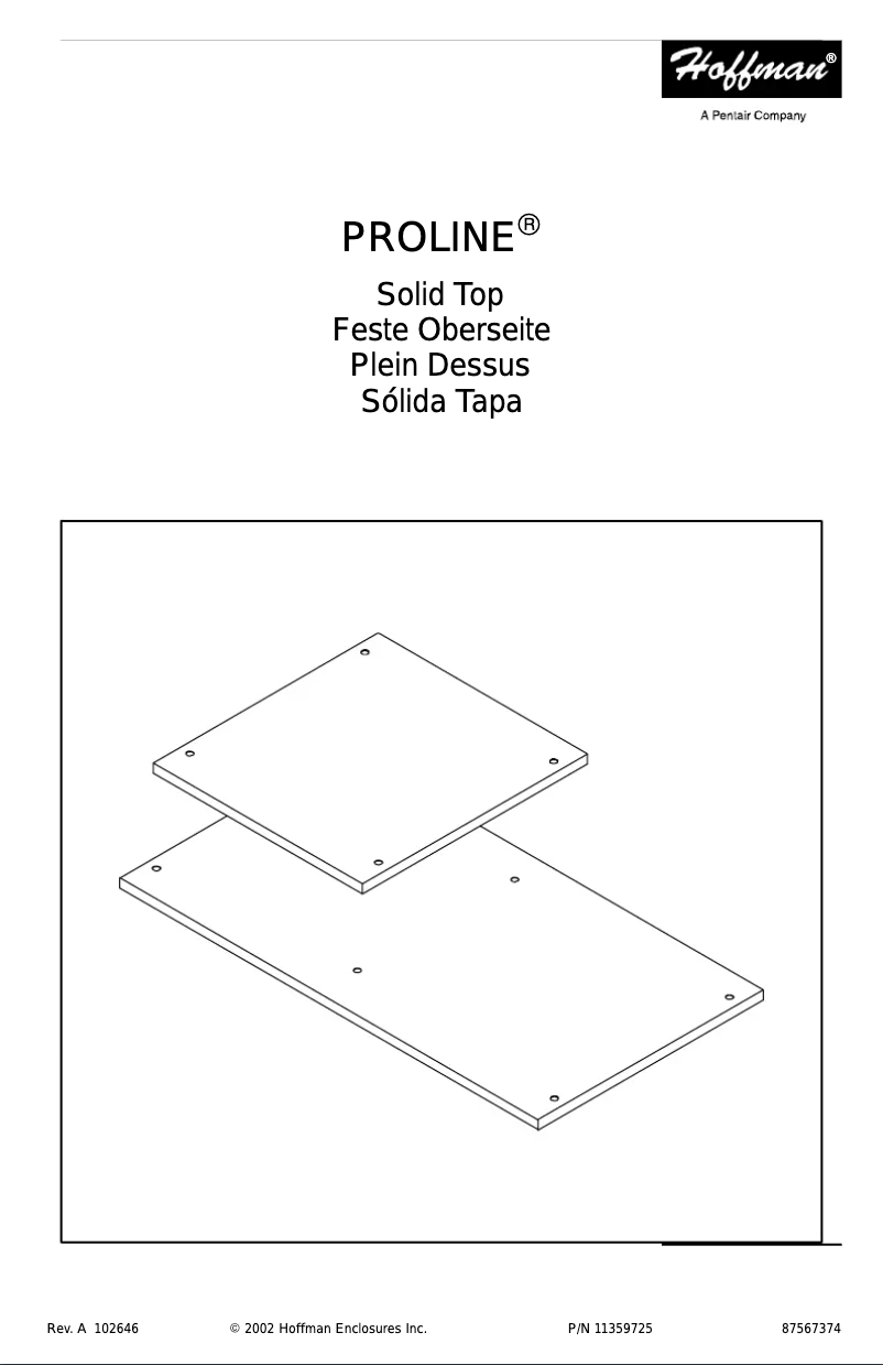 Imagen de la primera página del manual del dispositivo PT106
