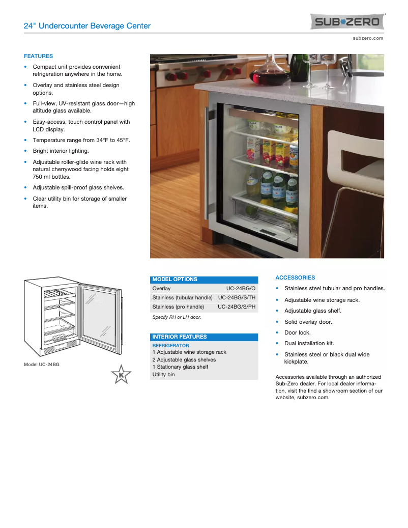 Imagen de la primera página del manual del dispositivo UC-24BG