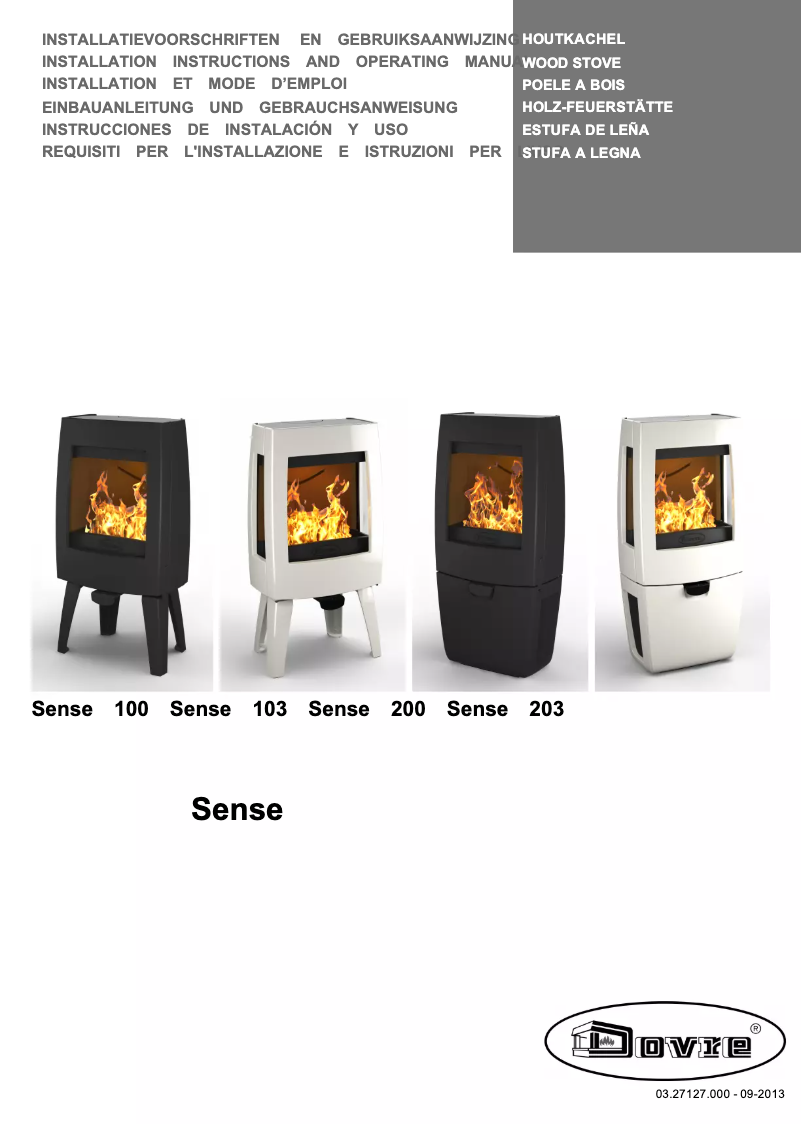 Página 1 del manual Manual de usuario Dovre Sense 100