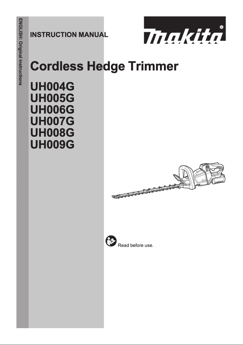 Imagen de la primera página del manual del dispositivo UH007GD202