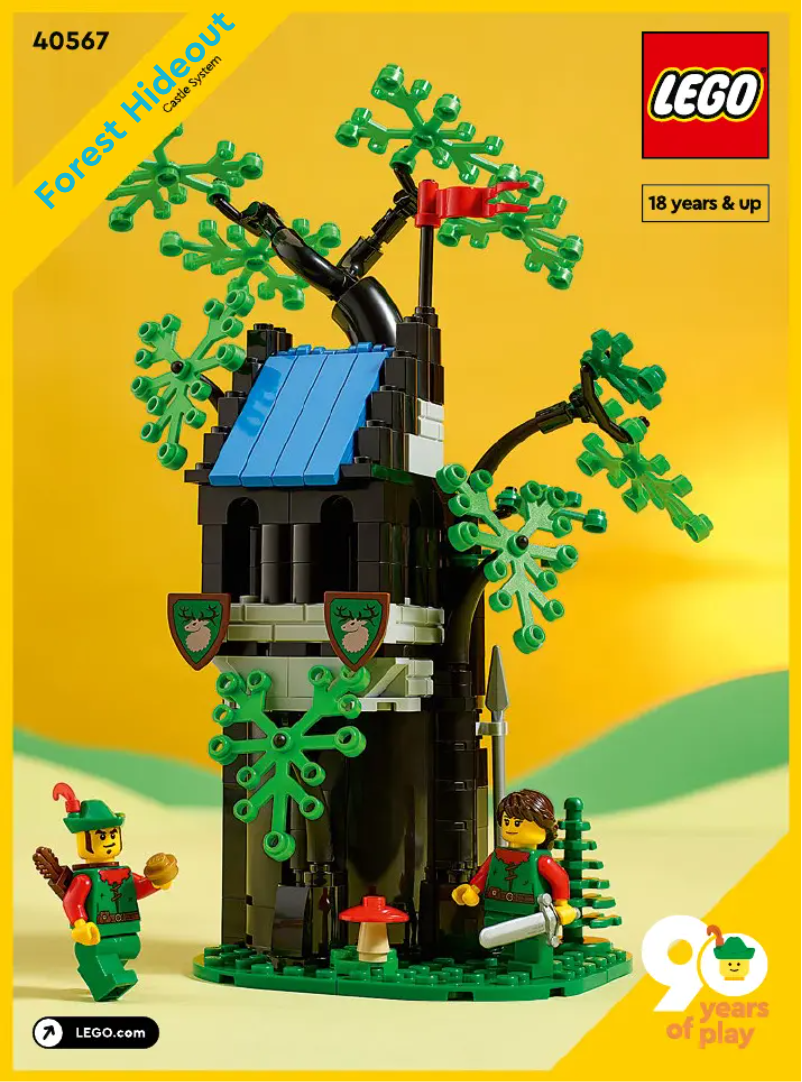 Página 1 del manual Manual de usuario Lego Forest Hideout 40567