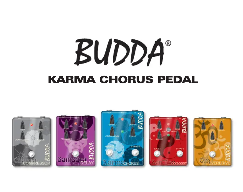 Página 1 del manual Manual de usuario Budda KARMA CHORUS PEDAL