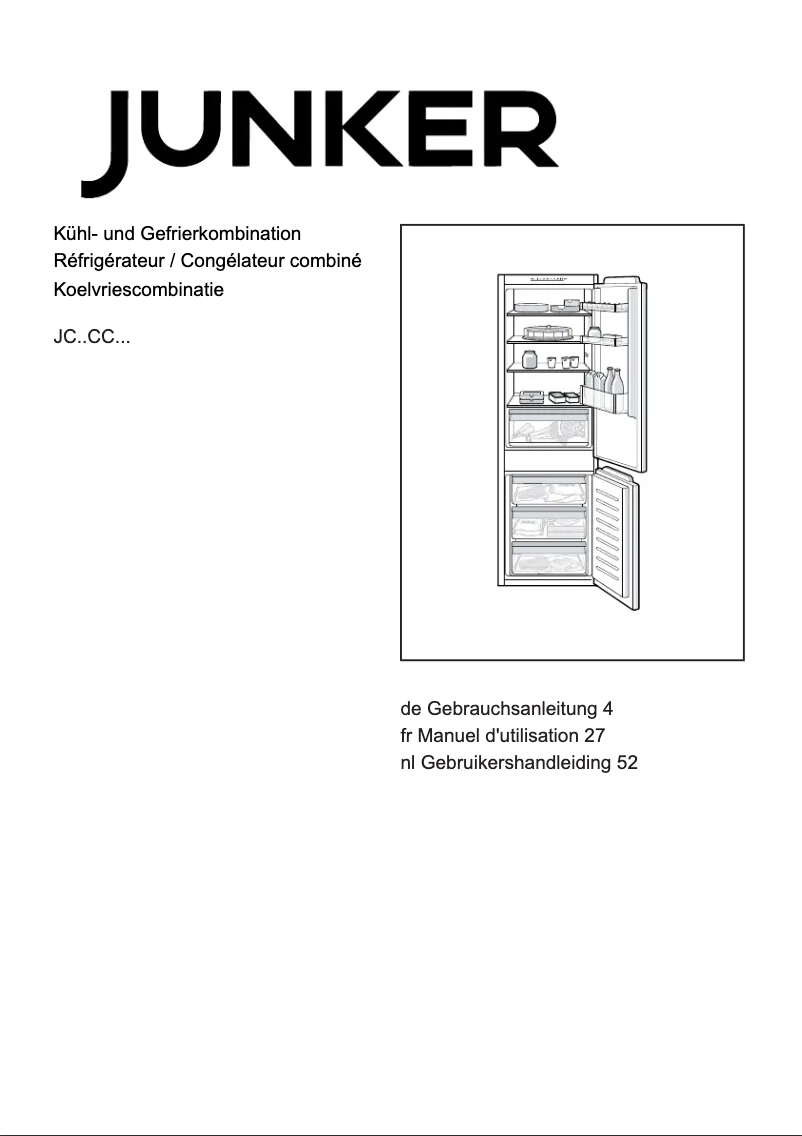 Imagen de la primera página del manual del dispositivo JC86CCSF0