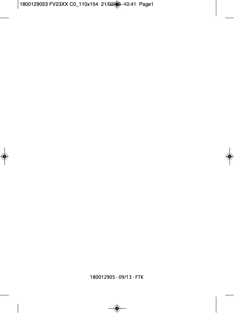 Página 1 del manual Manual de usuario Calor Primagliss FV2560C0