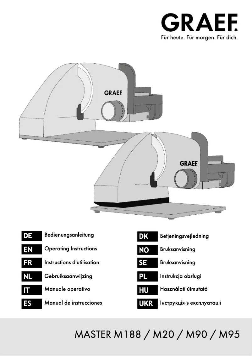 Página 1 del manual Manual de usuario Graef Master M95
