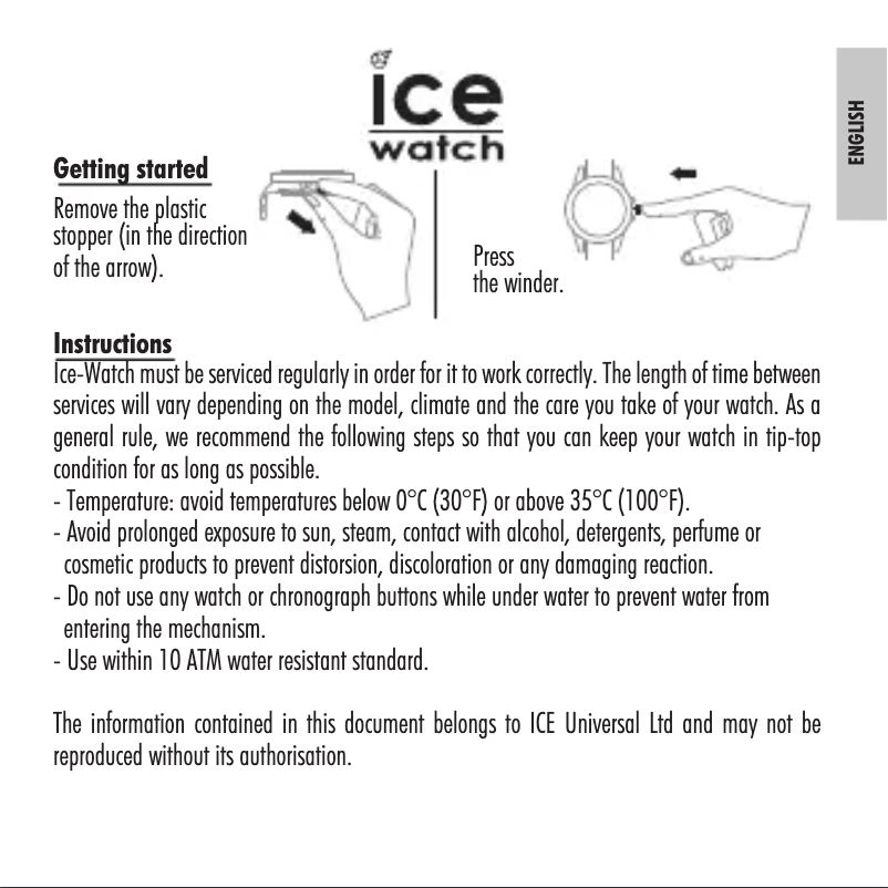 Página 1 del manual Manual de usuario ICE Watch P. Leclercq