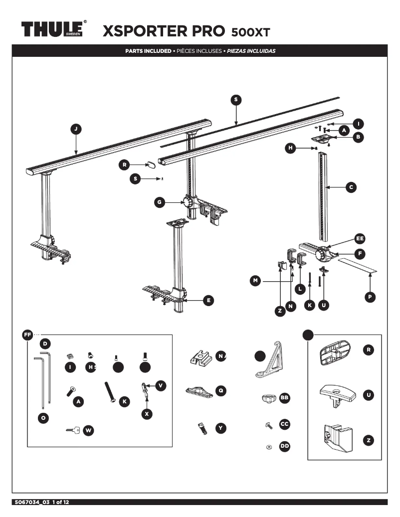 Imagen de la primera página del manual del dispositivo Xsporter Pro 500XT