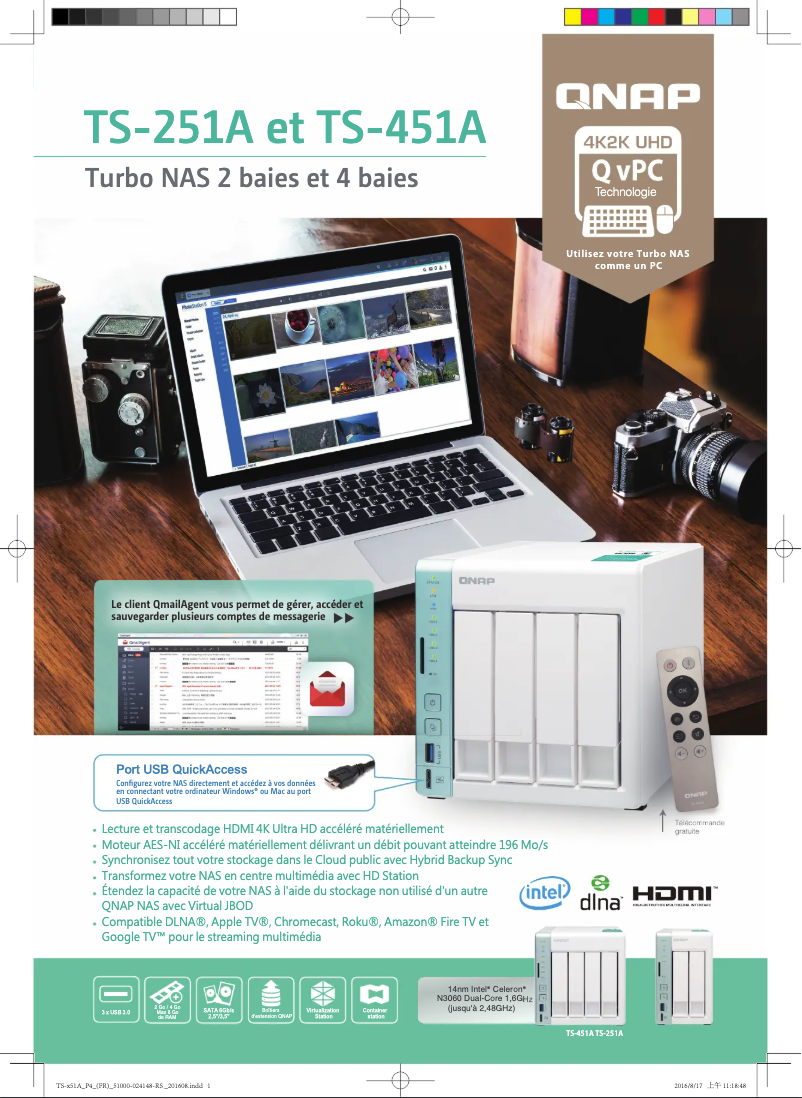 Imagen de la primera página del manual del dispositivo TS-451A-2G