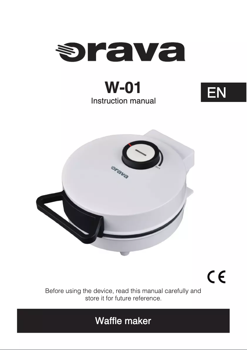 Imagen de la primera página del manual del dispositivo W-01