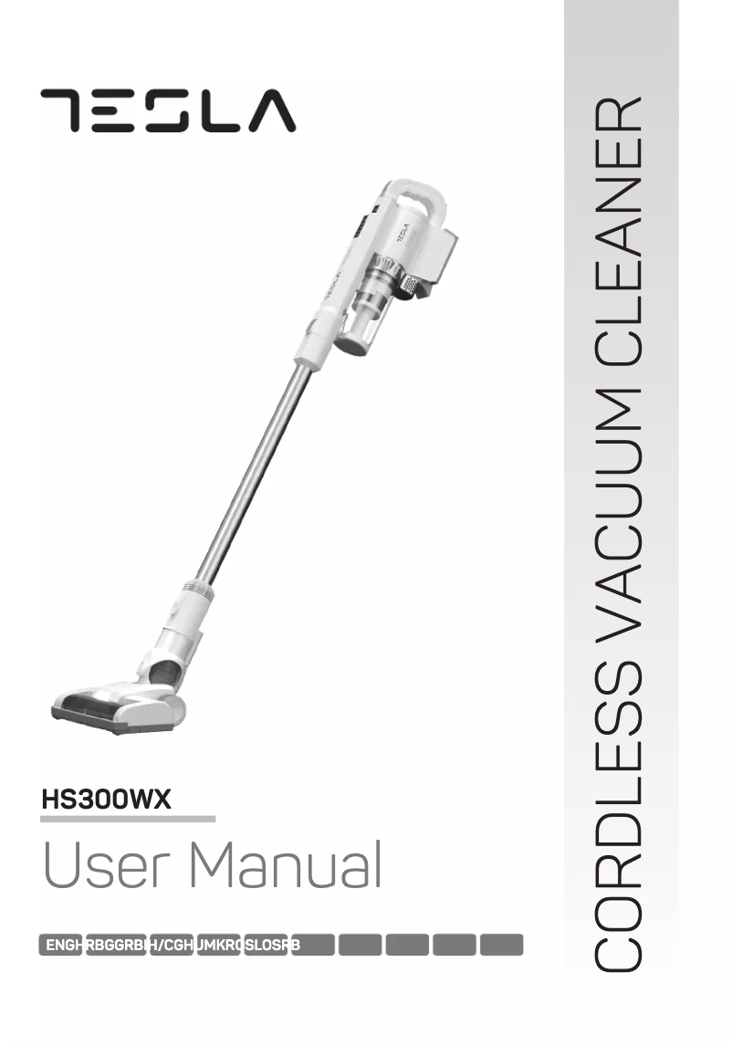 Página 1 del manual Manual de usuario Tesla HS300WX