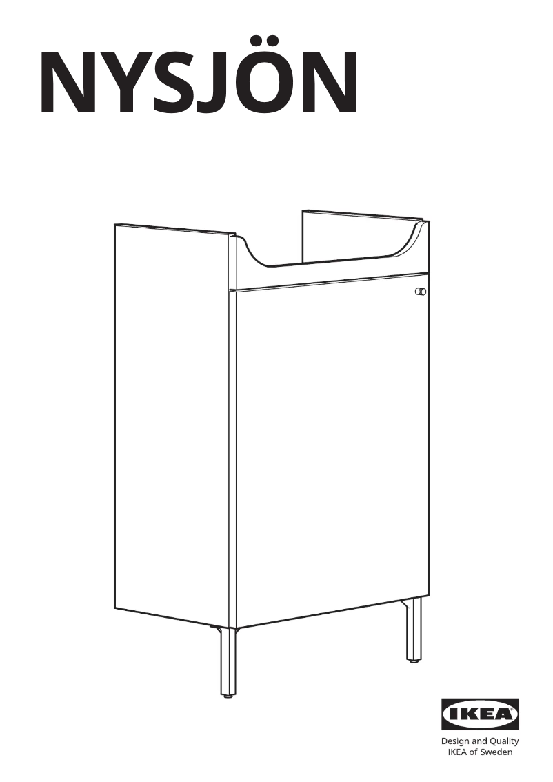 Página 1 del manual Manual de usuario Ikea NYSJÖN 604.704.08