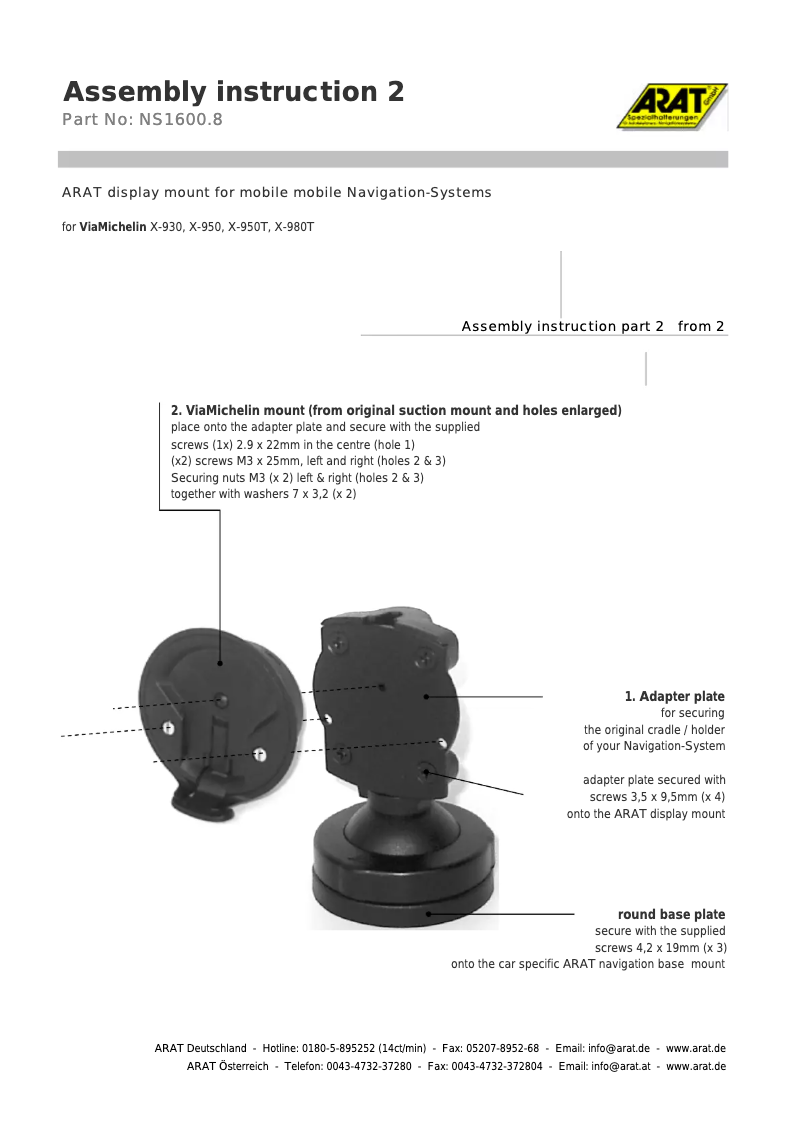 Imagen de la primera página del manual del dispositivo NS1600.8