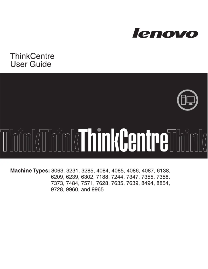 Imagen de la primera página del manual del dispositivo ThinkCentre 7244