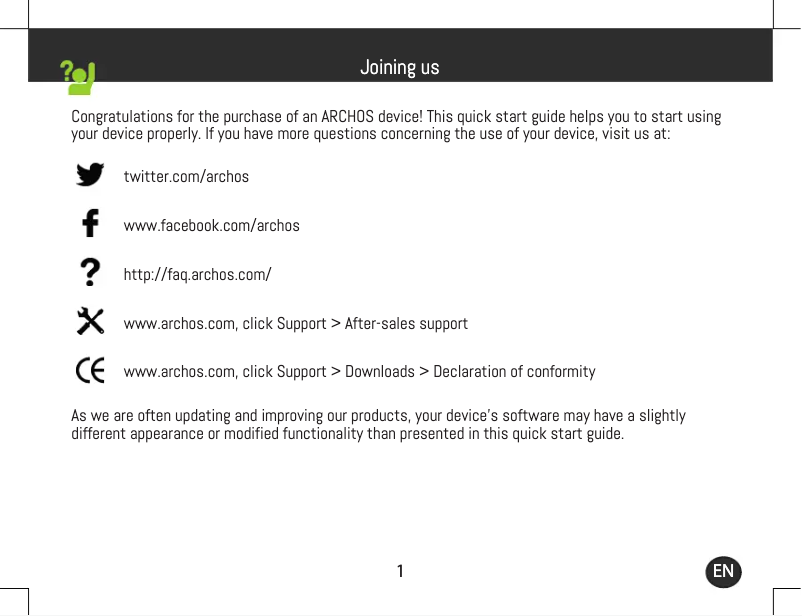 Imagen de la primera página del manual del dispositivo Cesium 101b