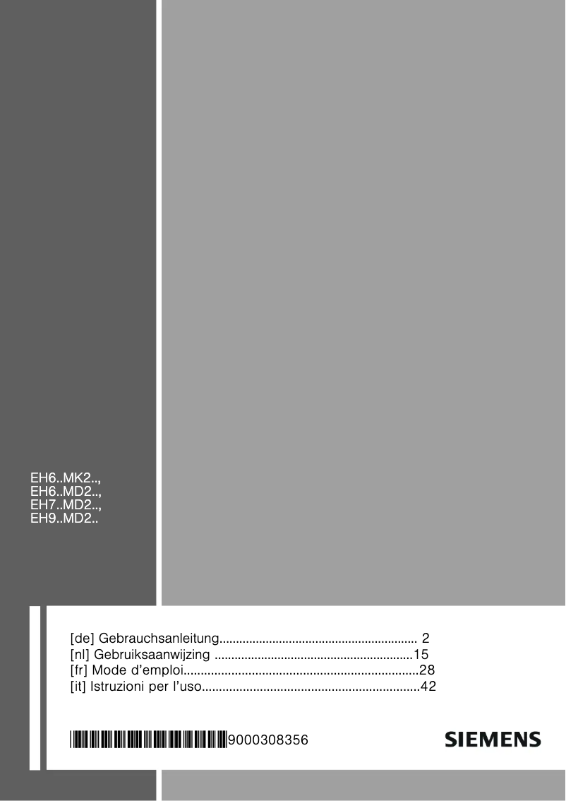 Imagen de la primera página del manual del dispositivo EH775MD21E